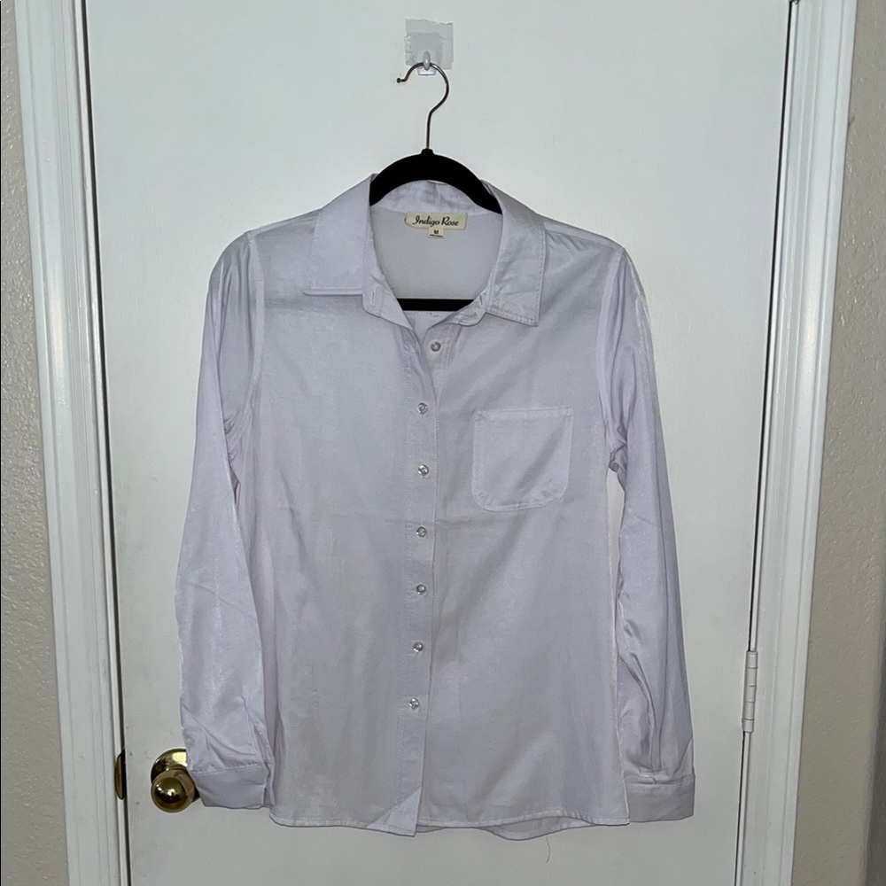 Judith March Women's White Blouse